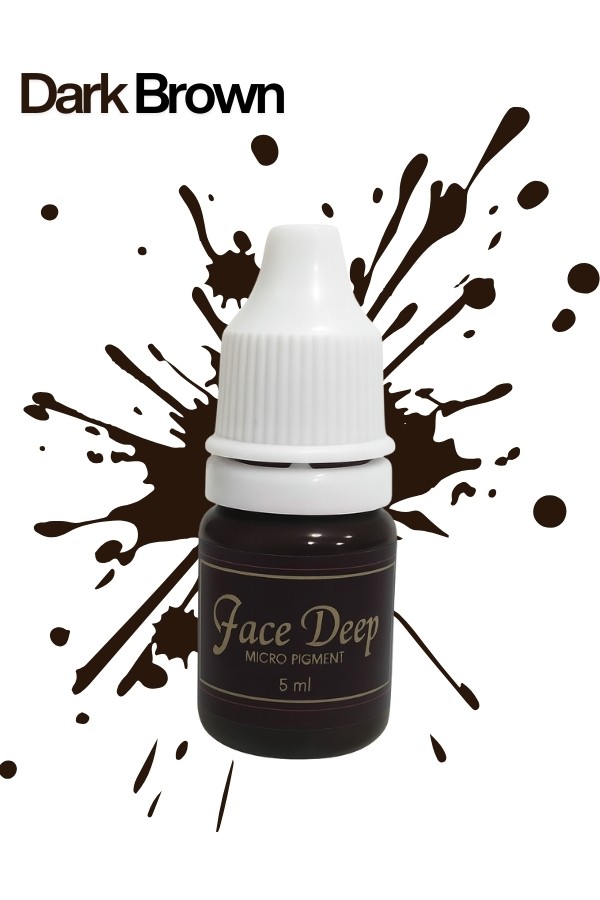5ml Microblading Boyası Kalıcı Makyaj Boyası Dark Brown (Koyu Kahve) Profesyönel Micro Pigment