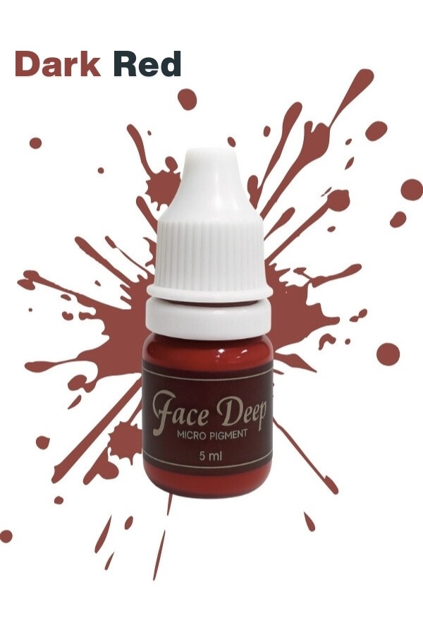 5ml Kalıcı Makyaj Boyası (Dark Red) Profesyönel Kalıcı Makyaj Dudak Boyası Micro Pigment
