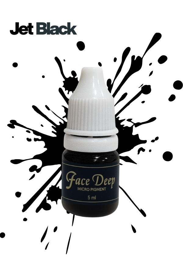 5ml Kalıcı Makyaj Boyası (Jet Black) Yüksek Pigment Profesyönel Kalıcı Makyaj Boyası Micro Pigment