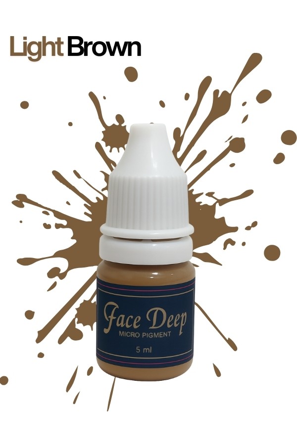 5ml Microblading Boyası Kalıcı Makyaj Boyası Light Brown (Açık Kahve) Profesyönel Micro Pigment